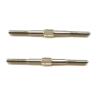 2PCS Stainless Steel M3 Pushrod Double Threaded Ball Joint Head - RC Ship Model Accessory Pull Rod Linkage(M3x40mm) view 4