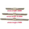 2PCS Stainless Steel M3 Pushrod Double Threaded Ball Joint Head - RC Ship Model Accessory Pull Rod Linkage(M3x60mm) view 2