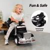 Outfunny 3-in-1 Ride on Push Car for Toddler with Handle, Toddler Ride on Toy for Boys Aged 1-3, Stroller Sliding Walking Car w/Music and Horn - Black view 3