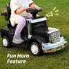 Outfunny 3-in-1 Ride on Push Car for Toddler with Handle, Toddler Ride on Toy for Boys Aged 1-3, Stroller Sliding Walking Car w/Music and Horn - Black view 4