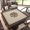 Square Mahjong Mat with Black Carrying Bag, Anti Slip and Noise Reduction Table Cover, Table Mat for Mahjong, Paigow, Poker, Card and Board Games(95 cm/37.4 in) view 2