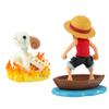 Banpresto Monkey.D.Luffy & Going Merry One Piece Action Figure - World Collectable Log Stories 8 cm - BP28928P Multicolor - Collectible Figure - Great for Anime Fans view 1