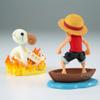 Banpresto Monkey.D.Luffy & Going Merry One Piece Action Figure - World Collectable Log Stories 8 cm - BP28928P Multicolor - Collectible Figure - Great for Anime Fans view 2