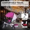 LHTJHP Kids Tricycle, 4 in 1 Toddler Push Tricycle with Three-Speed Adjustable Seat, 360 Rotating Seat, Baby Tricycle with Adjustable Push Handle, Suitable for Babies Aged 3-5 Years Old,Linen Gray view 4