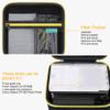 RAIALL Hard Case for Canon SELPHY CP1500/CP1300/CP1200, Shockproof Travel Case for Wireless Photo Printer and Accessories, Black  view 4