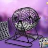Jumbo Bingo Cage - Deluxe Manual Lottery Game Machine, Multipurpose Bingo Lottery Machine, Welded Wire Entertainment Tool, Bingo Lottery Machines for Events Celebrations Other Activities view 2