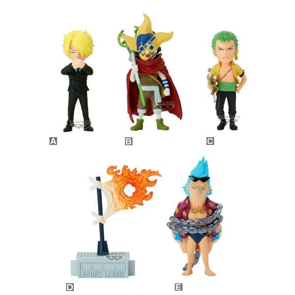 Banpresto One Piece World Collectable Figure-Enies Lobby2-8cm Action Figure - BP28938P Multicolor - Collectible Figure - Great for Anime Fans