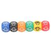 6 Colors Rock Paper Scissors Game Dices, Plastic Finger Guess Dice 12Pcs 20mm for Adults Children Family Party, for Various Games view 4