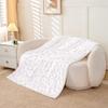 Erosebridal Pink White Christmas Throw Blanket Baby Size for Bed Sofa Couch view 4