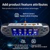 DREAMHAX X7 Plus Handheld Game Console , Preload 10000 Games Portable Video Games Support HDMI Output & Double Player Classic Arcade Retro Game Player (4.3" Screen Black) view 3