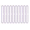 10Pcs MardiGras Beads Bulk Round Beaded Necklaces Costume Necklace For MardiGras Party Christmas Festive view 1