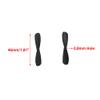 10PCS Mini Propellers 46mm 2-Blades Nylon Positive and Negative Propellers for RC Airplane Plane Helicopter DIY Model Toy Accessories view 3