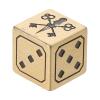 6-Sided Dices 15mm D6 Metal Dices Role Playing Dices Golden Cubes Role Game Stuff Dices Smoothed Brass Dices Game Props view 4