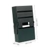 HOLIDYOYO Bridge Bidding Card Box 5.43X3.15X1.18 Inches Plastic Organizer Portable Storage Case for Bridge Players Clubs view 2