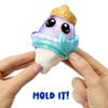DohKins Fantasy Pack Characters, Mermaid, Unicorn, Fairy - Dough Never Dries, Ages 2+ view 3