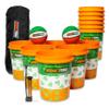 BasketPong Irish  Giant Yard Pong and Basketball Game with 12 Buckets, 2 Balls, Carrying Bag, and Air Pump  Outdoor Game for Lawn, Backyard, Beach, and Parties view 1