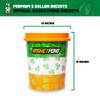 BasketPong Irish  Giant Yard Pong and Basketball Game with 12 Buckets, 2 Balls, Carrying Bag, and Air Pump  Outdoor Game for Lawn, Backyard, Beach, and Parties view 3