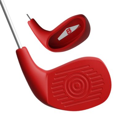 BucketGolf Club - Backyard Outdoor Golf Club with Oversize Club Head to Play BucketGolf, Hit Plastic Or Foam Golf Balls in Grass, Parks, Yards (Left, Kids (3-8))