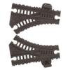 BESTonZON 2pcs Train Track Accessory Replacement for World Railway Boys and Girls Train Tracks Extension Special Turning Elastic Deformation for Creative Playset view 1
