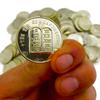 144 Pack of Christian Bible Religious Metallic Plastic Gold Coins (1.25") 11 Different Designs. 3D Shape. Christian Messages. Light Gold view 3