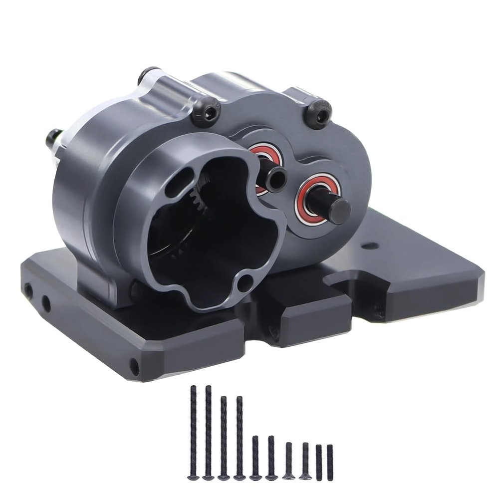 for LCG OD-3 Overdrive Gearbox Transmission Gear Ratio 3.66:1 for 1/10 RC Crawler Axial SCX10 II Capra DIY LCG Chassis Upgrade Parts