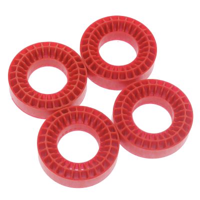 HUIOP 4PCS Silicone Inserts Fit for 1.0" Wheel Tires Crawler Accessories,Red