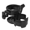 3 in 1 Stroller Cup Holder Folding Hook 360 Deg Adjustable Double Bottle Holder Bike Treadmill view 3