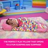 Happy Nappers: Care Bears Sleep Sack Medium - Cheer Bear - 54 x 20, 2-in-1: Plush Character Opens Into Sleeping Bag, Soft Nap & Play Animal, Kids 3+ view 3