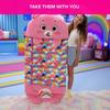 Happy Nappers: Care Bears Sleep Sack Medium - Cheer Bear - 54 x 20, 2-in-1: Plush Character Opens Into Sleeping Bag, Soft Nap & Play Animal, Kids 3+ view 4