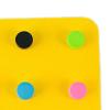 JunZheHub Montessori Activity Board for Sensory Engagement and Learning, Yellow view 4