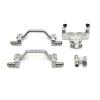 HLSONHENGM Metal Front Rear Pull Rod Seat Servo+Fixing Seat for for WPL 1/16 C64 Metal Upgrade Parts RC Car OP Accessorie(Silver) view 1