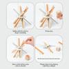 HUIOP Wooden Musical Instruments Set Board Game Colorful Wooden Sticks and Dice Interesting Interactive Games Hand Eye Coordinated Development Birthday Gift view 4