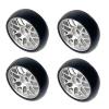26.5Mm Hard Drift Metal Wheel Rim Tyres for Wltoys 284131 K969 K979 K989 Kyosho Mini-Z 1/28 RC Car Parts,Yellow(White) view 1