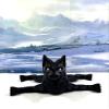 3D Printed Wolf, Articulated Wolf, Black Articulated Wolf Animal Toy, Fidget ADHD Autism Toy W001 (Black) view 3
