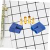 2pc 3mm Banana Connectors with Protecting Covers Gold Plated view 3