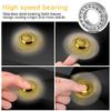 ATESSON Fidget Spinner Toy,Ultra Durable Stainless Steel Bearing High Speed 3-5 Min Precision Brass Metal Finger Spinner,EDC ADHD Stress Relief Anxiety Fidget Spinners for Kids & Adults view 3