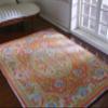 1/12 1/6 Vibrant Pastel Floral French Aubusson Style Miniature Dollhouse Rug (Large) view 2