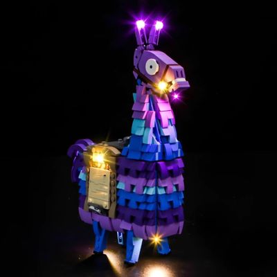 FEIFANBOYANG LED Light Kit Set, Alpaca Fortress Model Compatible, Multi-color, Modern, Battery Powered, Freestanding, 11x14 Inches