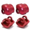 Alloy Shock Cap Protector 6S ARAC8965 for ARRMA 1/8 Typhon Kraton Outcast Notorious Talion 6S BLX,1/7 Felony Infraction Limitless Mojave Fireteam 6S Upgrade Parts(Red) view 1