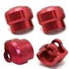 Alloy Shock Cap Protector 6S ARAC8965 for ARRMA 1/8 Typhon Kraton Outcast Notorious Talion 6S BLX,1/7 Felony Infraction Limitless Mojave Fireteam 6S Upgrade Parts(Red) view 3