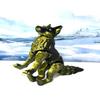 3D Printed Wolf, Articulated Wolf, Dual Color Articulated Wolf Animal Toy, Fidget ADHD Autism Toy W001 (Black & Dark Gold) view 3