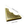 Anneome 20pcs Retro Decorative Guard Box Corner Protectors Iron Material Easy Install for Furniture view 2