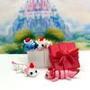 4pcs 3D Printed Articulated Mini Axolotl Box Container, Fidget Mini Axolotl Fidget Toy, Executive Desk Toy, Axolotl with Santa Hat Home Decor MA001-CT view 2