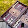 20-inch X Large Personalized Backgammon Sets for Adults World Map Wooden Game Board Handmade Game Sets, Xmas Gifts for Dad, Anniversary, Birthdays view 2