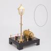 ConGamefun Retrol Mini Steam Generator and Lamp Scene Model Set,DIY Steam Beam Engine Model Accessories Kit, Physical Science Experiment Education view 2