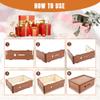 2025 Upgrade Cash Vault Wooden Savings Box, Premium Wooden Money Saving Box with Money Target and Numbers, Reusable Piggy Bank Cash Saver Box with Counter Best for Child Adult ($1000) view 4