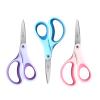 LIVINGO Kids Scissors for Ages 8-11 - 3 Pack 6 Pointed Tip Stainless Steel School Scissors for Children Teacher Classroom Crafting view 1
