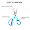 LIVINGO Kids Scissors for Ages 8-11 - 3 Pack 6 Pointed Tip Stainless Steel School Scissors for Children Teacher Classroom Crafting view 3