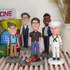 AlOU AlOU 6" Custom Bobbleheads Give for Father's Mother's Day Parents Boss Colleagues Family and Friends Personalized Gifts Statue(Christmas) view 3