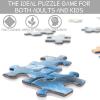 1000 Piece Jigsaw Puzzles for Adults Grey Wolf Jigsaw Puzzle Reading Books 1000 Pieces Puzzles for Challenging Family Activity Game Wolf Wearing Glasses Wall Decor Library DIY Puzzle Gifts view 4